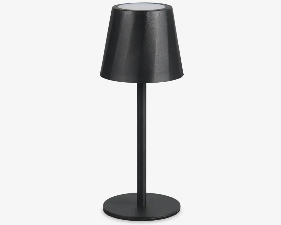 Bordlampe Diaz mat sort H.21 cm