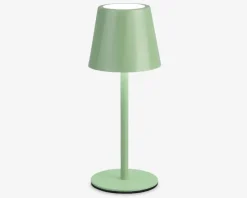 Bordlampe Diaz pistacie grøn H.21 cm