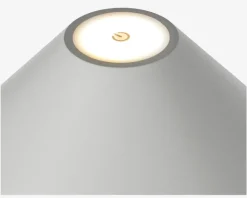 Bordlampe Hygge grå H. 25 cm