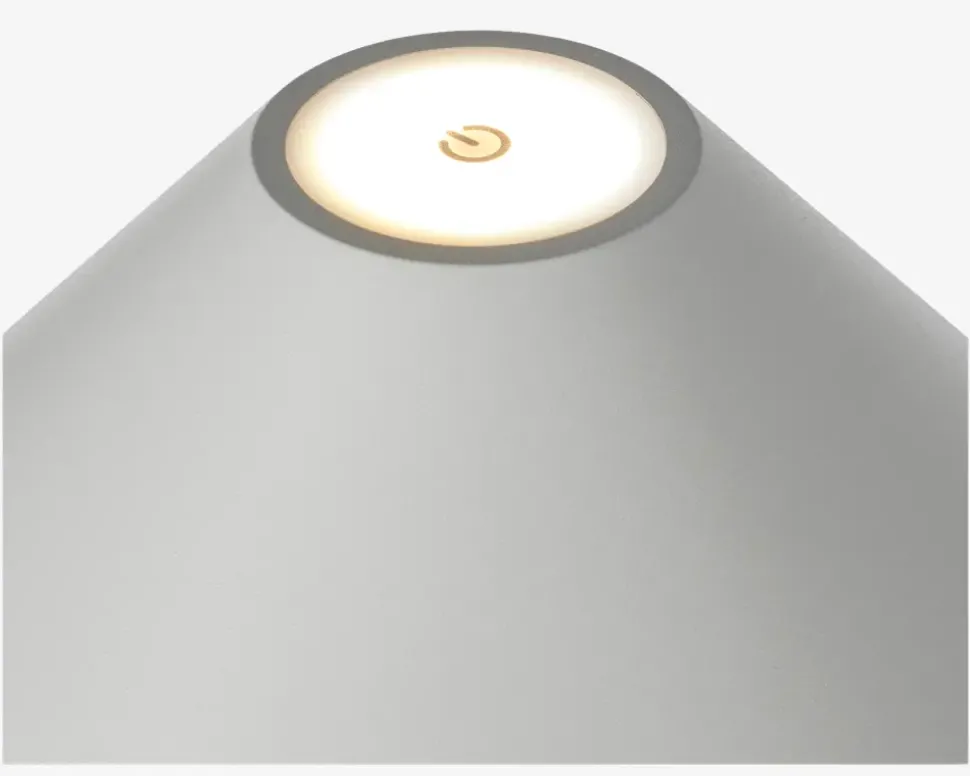 Bordlampe Hygge grøn H. 25 cm