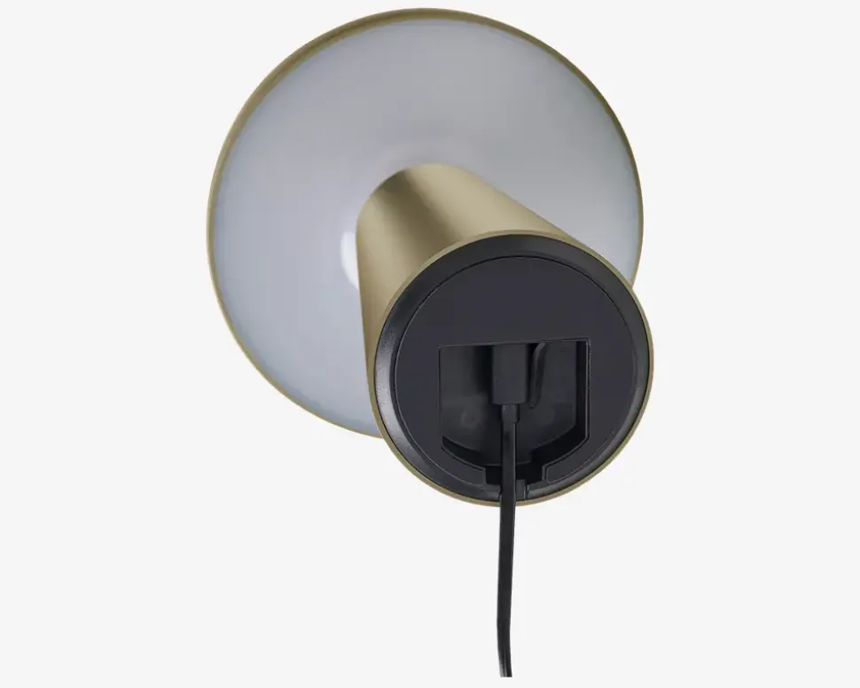 Bordlampe Move Me champagne LED H.21,5 cm