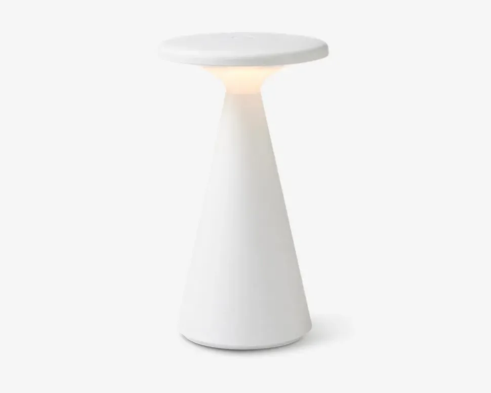 Bordlampe Nyhavn hvid H.21,5 cm