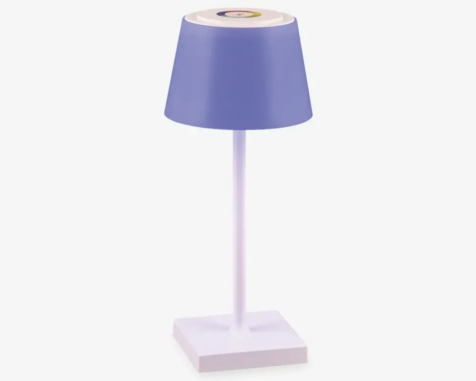 Bordlampe Sanchez mat hvid H.30 cm