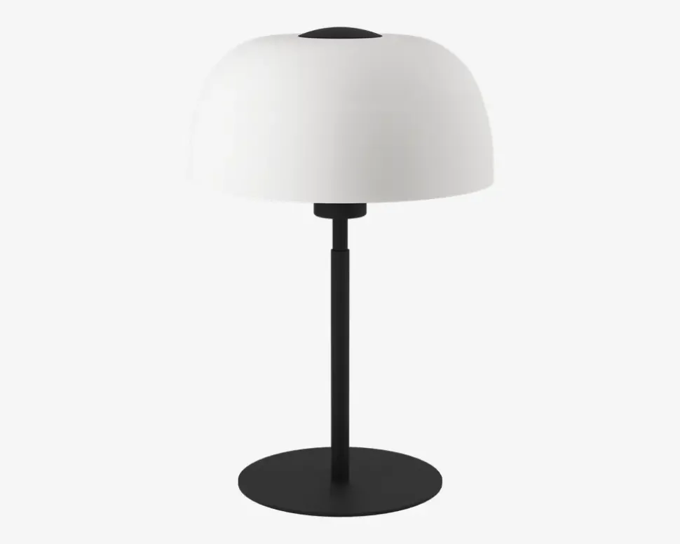 Bordlampe Solo 2 Sort/Hvid H.41,5 cm