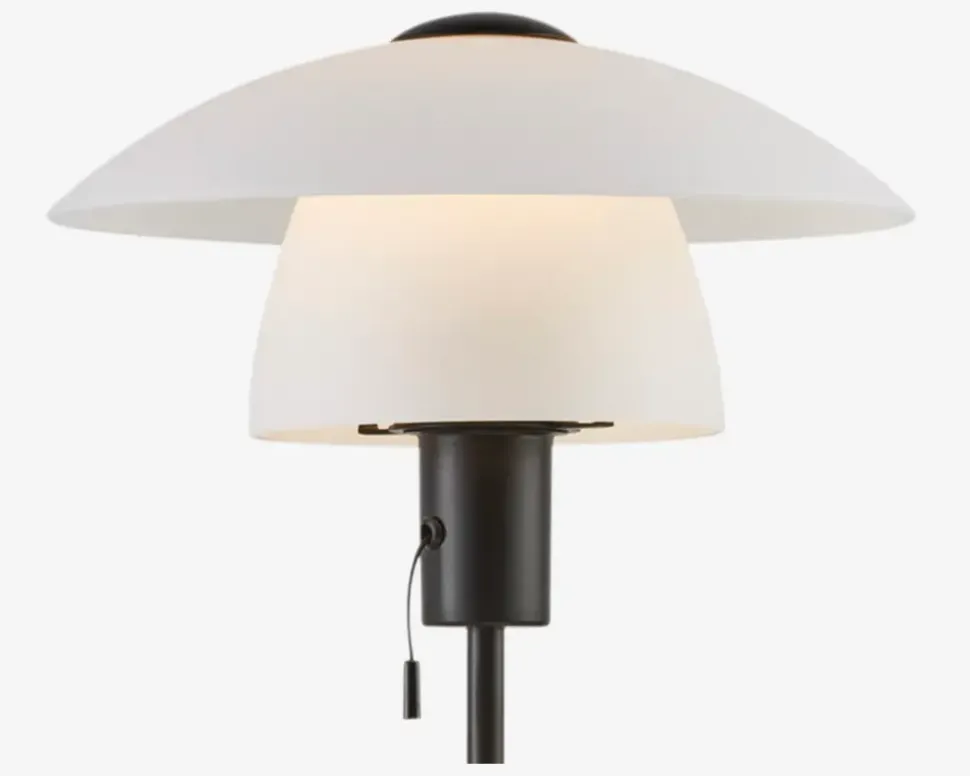 Bordlampe Verona Opal Hvid