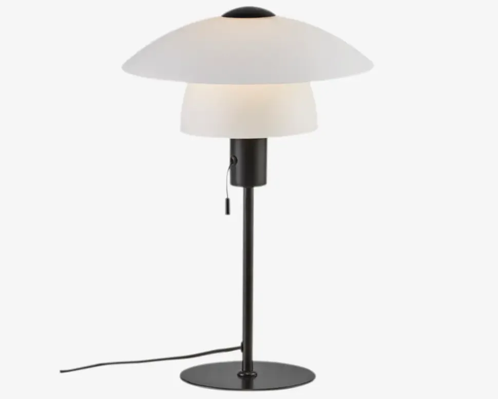 Bordlampe Verona Opal Hvid