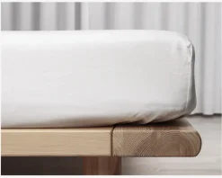 Boxlagen Percale Hvid 180x200 cm