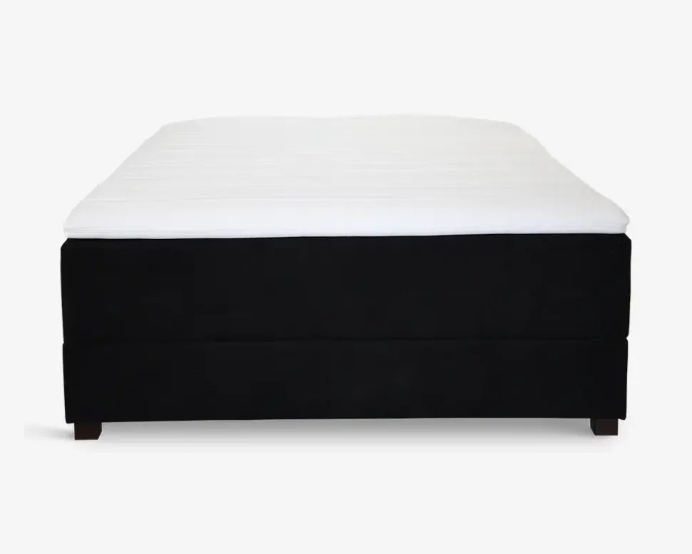 Boxmadras med magasin 140 x 200 cm sort