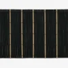 Dækkeserviet Sort Bambus 45x30 cm