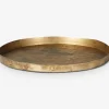 Fad Metal Guld Ø.21 H.1,5 cm