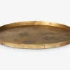 Fad Metal Guld Ø.43 H.2 cm