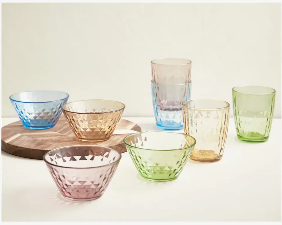 Farvede Glas Mosaic 4pk 34cl