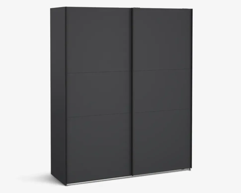 Garderobeskab Case grå B. 179 x H. 221 cm