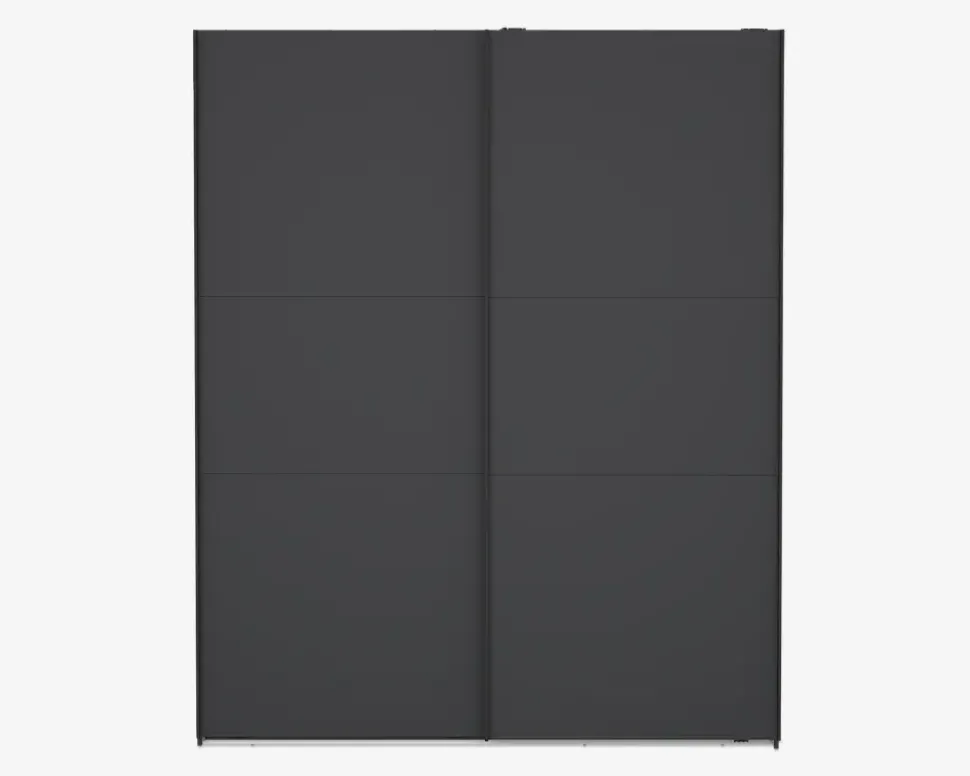 Garderobeskab Case grå B. 179 x H. 221 cm