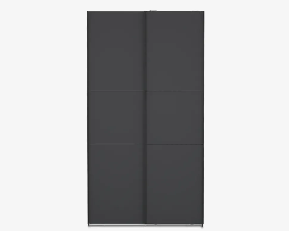 Garderobeskab Case grå B. 119 x H. 221 cm