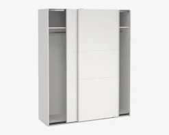 Garderobeskab Case hvid B. 179 x H. 221 cm