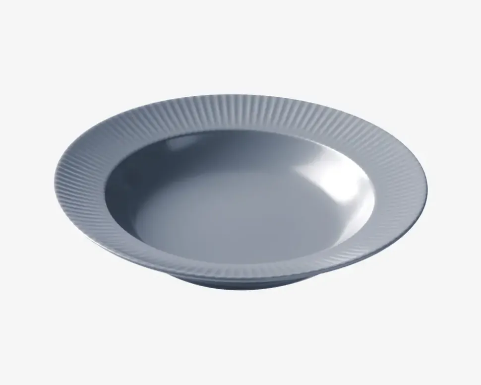 Groovy Suppe Tallerken Grå Ø23 cm