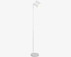 Gulvlampe Blake mat hvid H.125 cm