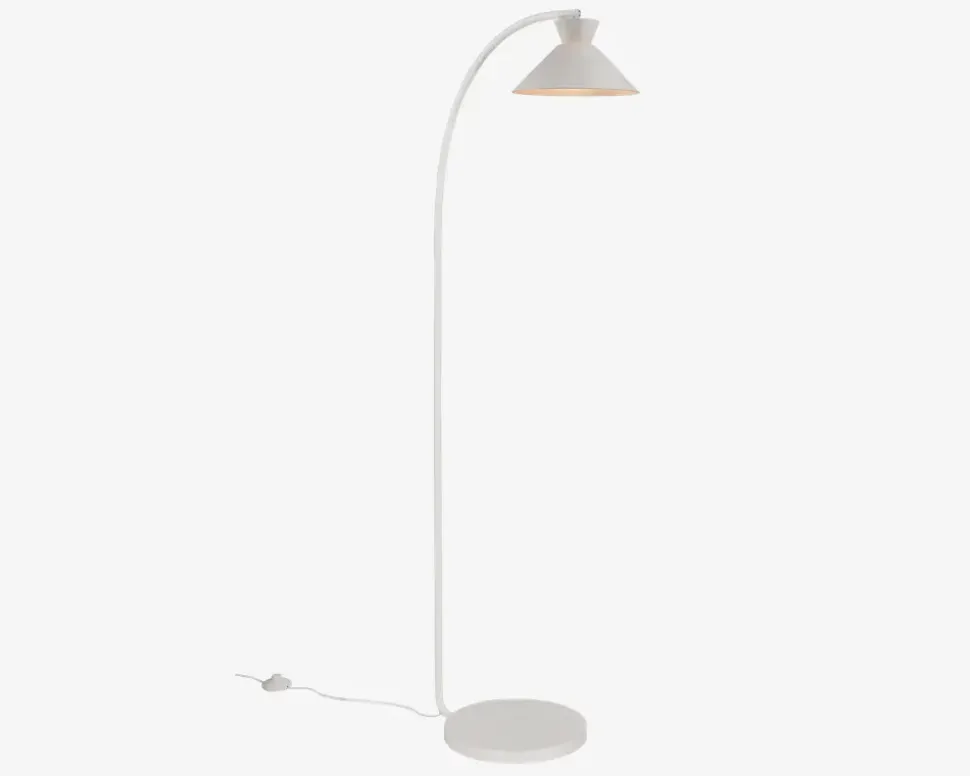 Gulvlampe Dial H.150 cm Hvid