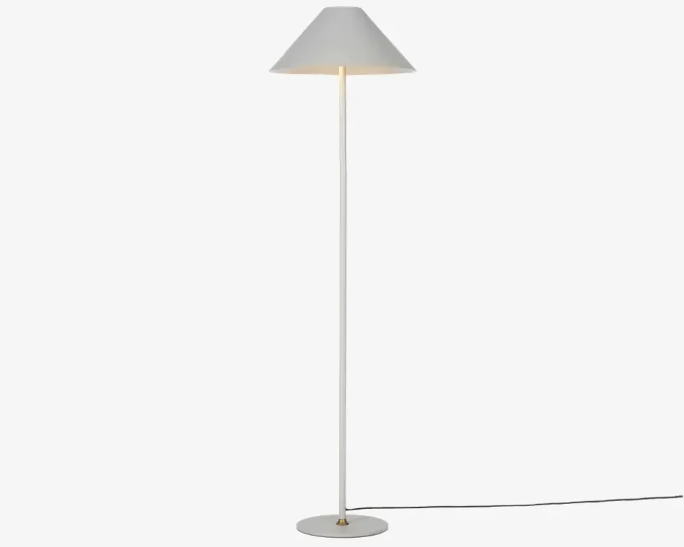 Gulvlampe Hygge grå H. 140 cm