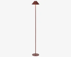 Gulvlampe Hygge rødbrun H. 134 cm