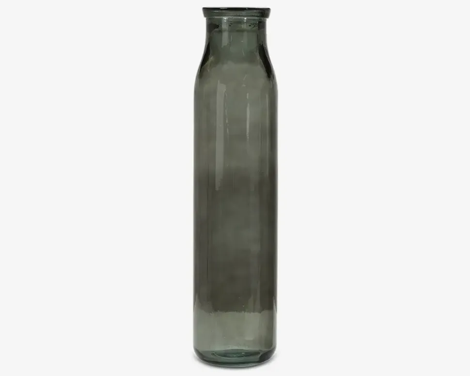 Gulvvase grå H. 76 cm