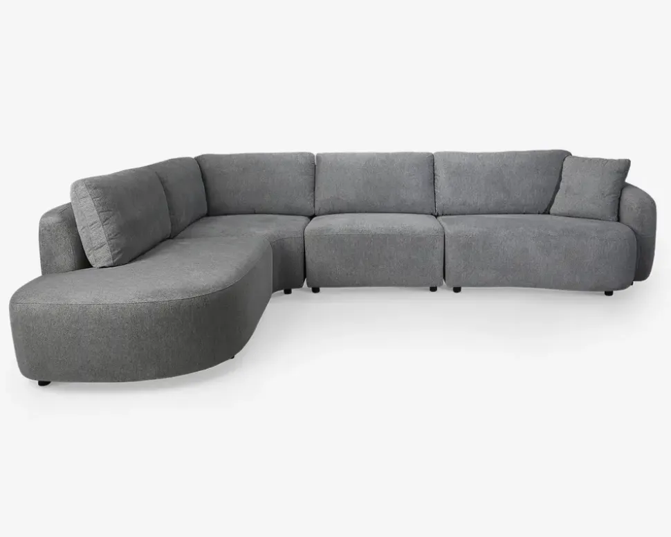 Hjørnesofa m/Open End Venstre Grå