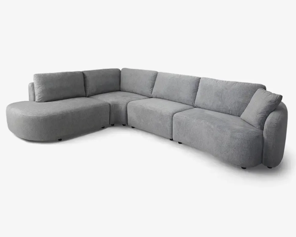 Hjørnesofa m/Open End Venstre Grå