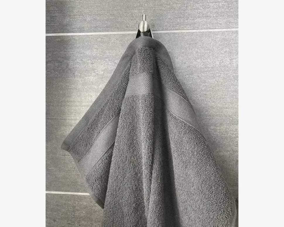 Håndklæde 50x100 cm Antracit