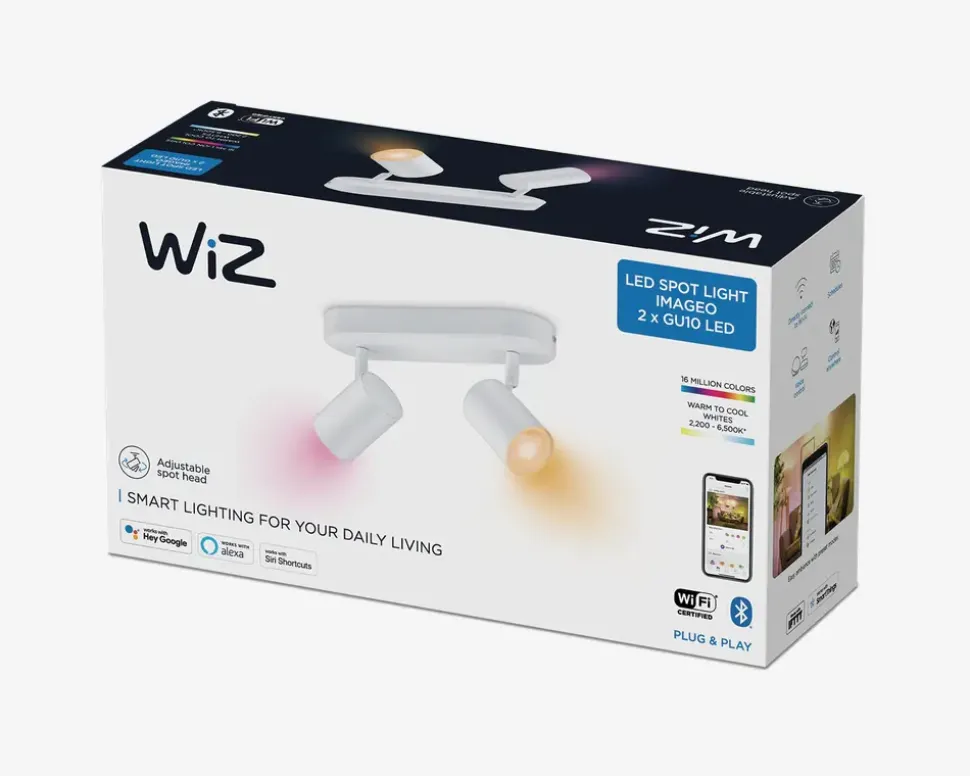 Imageo Wiz 2 Spot Hvid M. Farver