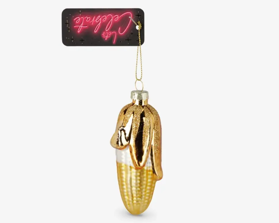 Juleornament grøntsag ass H.9 cm