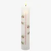 Kalenderlys LED Dansk Jul H.25cm