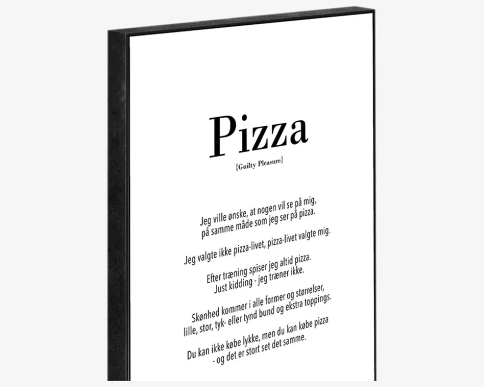 Klods Pizza 15x21 cm