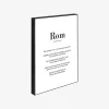 Klods Rom 15x21 cm