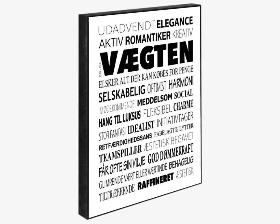 Klods Vægten 15x21 cm