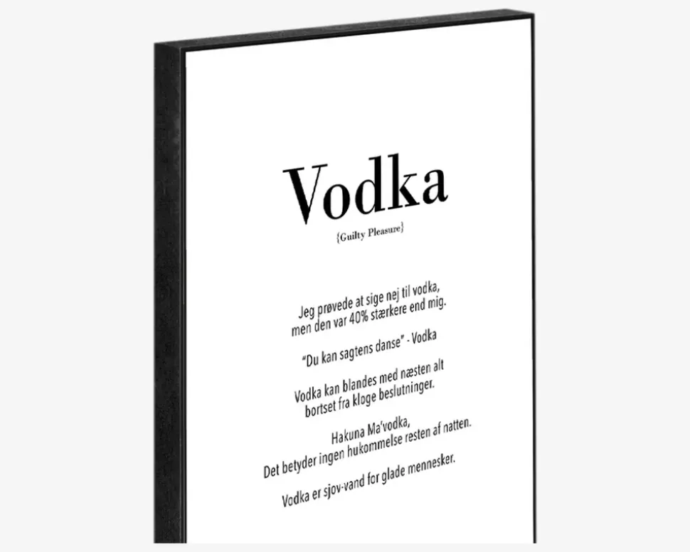 Klods Vodka 15x21 cm