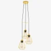 Klyngependel Tarbes Guld Ø.35,5 cm