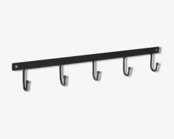 Knagerække m/5 metal L.42 cm
