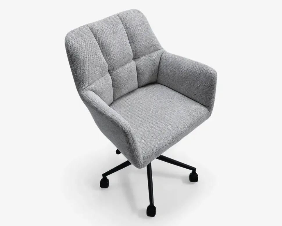 Kontorstol beige møbelstof