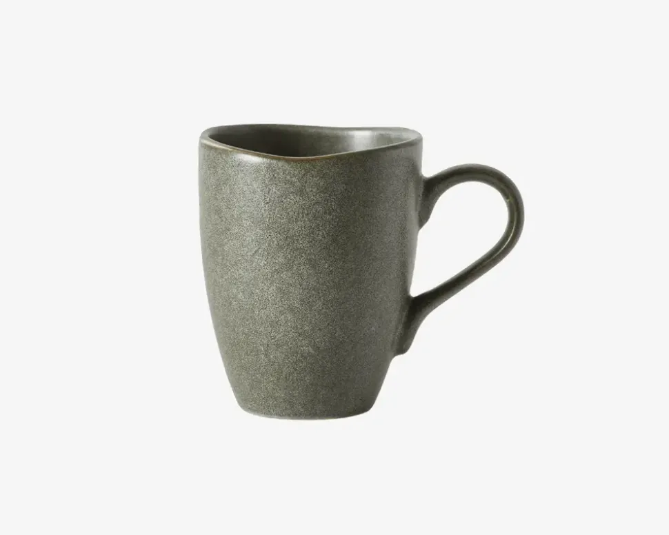 Krus m. Hank Mat Grå Ø.8 cm