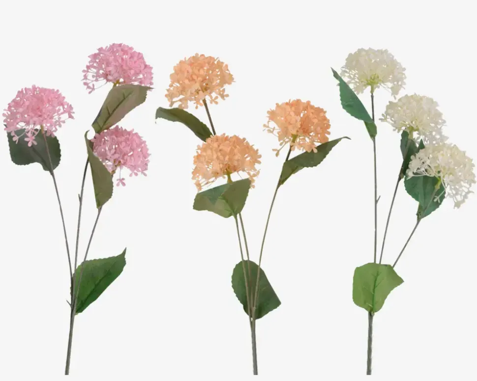 Kunstige Stilk med Blomster H.67 cm