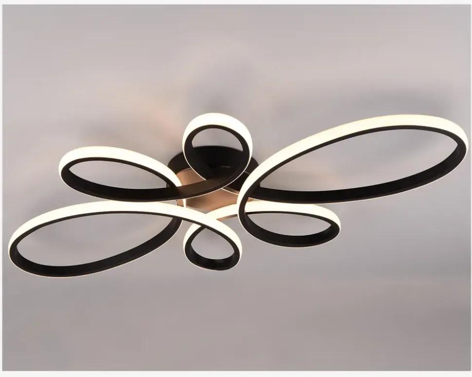 Loftlampe Fly Sort L.83 cm
