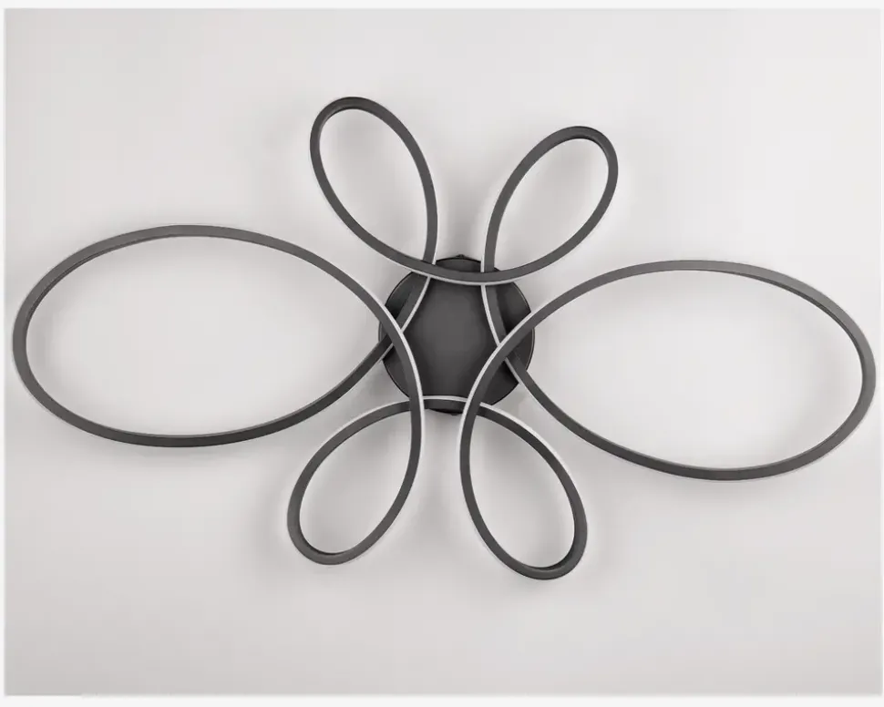 Loftlampe Fly Sort L.83 cm