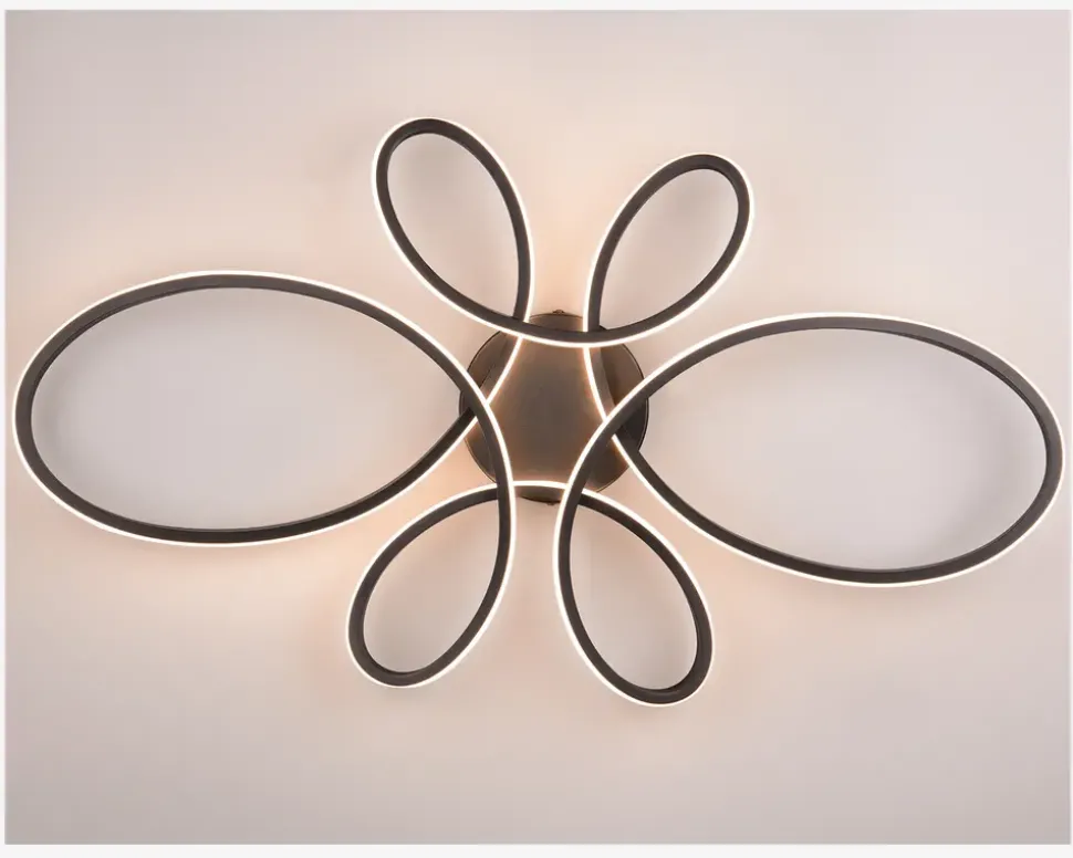 Loftlampe Fly Sort L.83 cm