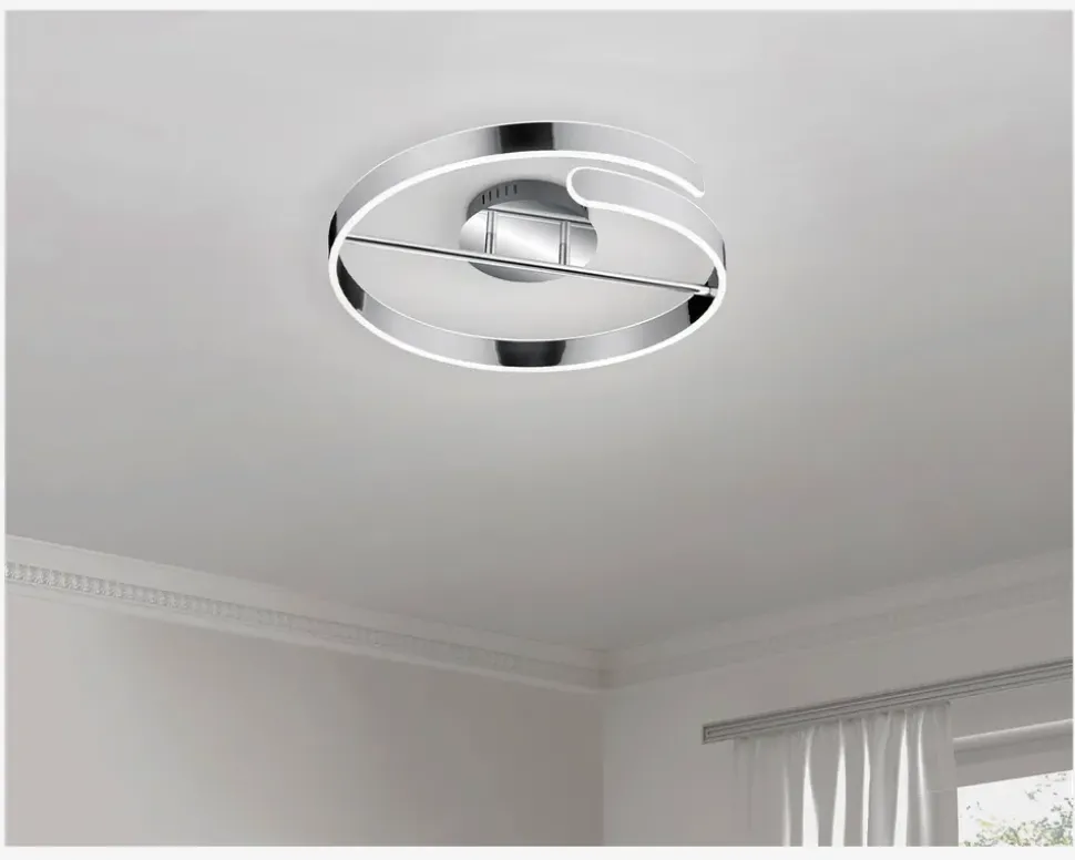 Loftlampe Parma Krom Ø.50 cm