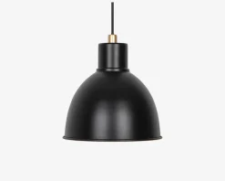 Loftlampe Pop Mat Sort Ø.21,5 cm