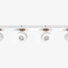 Loftlampe spot Pluto hvid L.69,8 cm