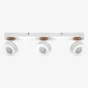 Loftlampe spot Pluto hvid L.49,8 cm
