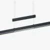 Loftlampe Trajan Sort L.150 cm