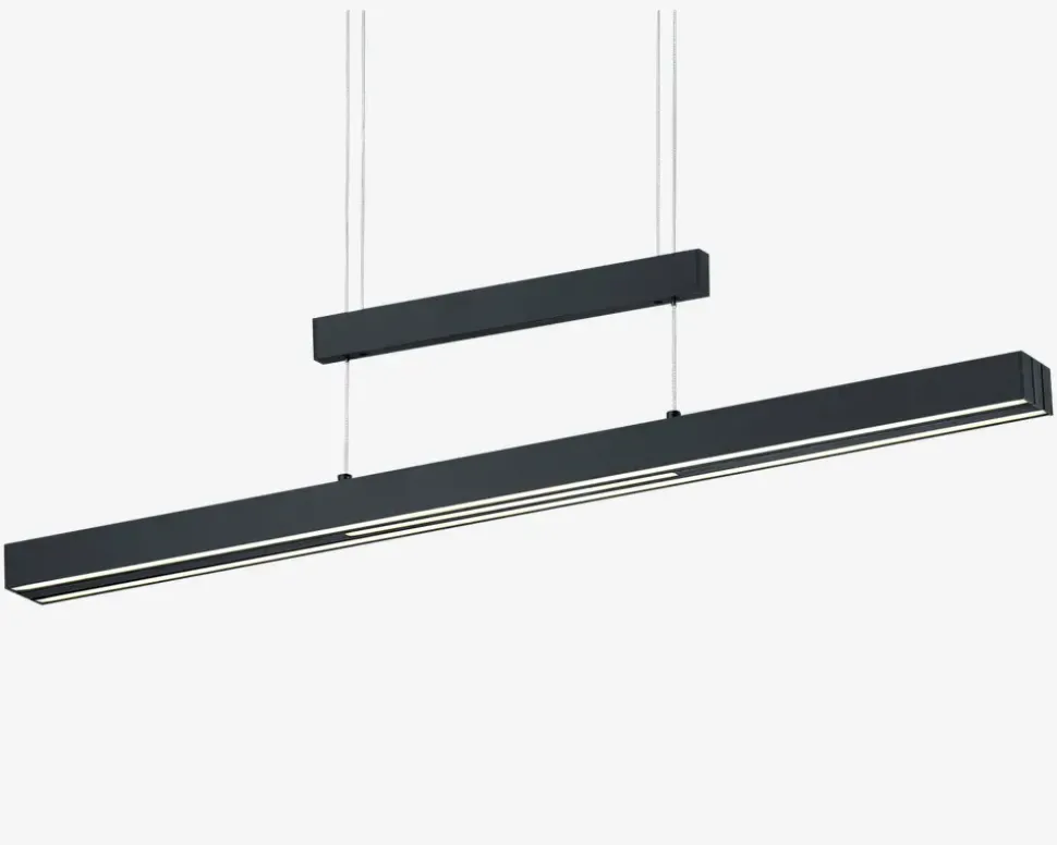 Loftlampe Trajan Sort L.150 cm